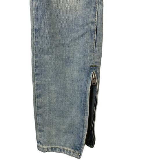 mnml m5 Slim Denim Ankle Zip Men’s Jean size 31 - Picture 3 of 5